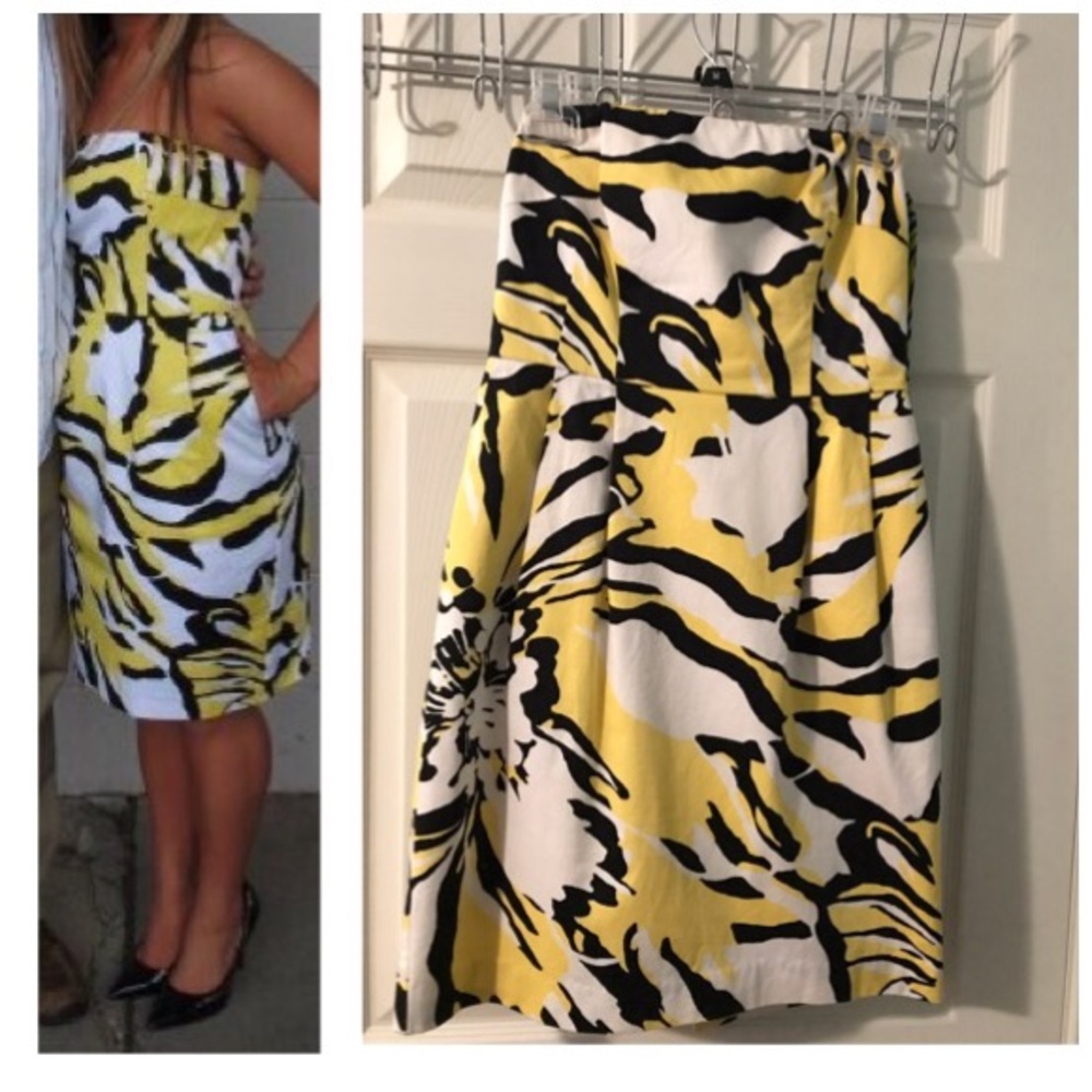 Express strapless dress